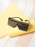 Black Lens Black Oversized Sunglasses