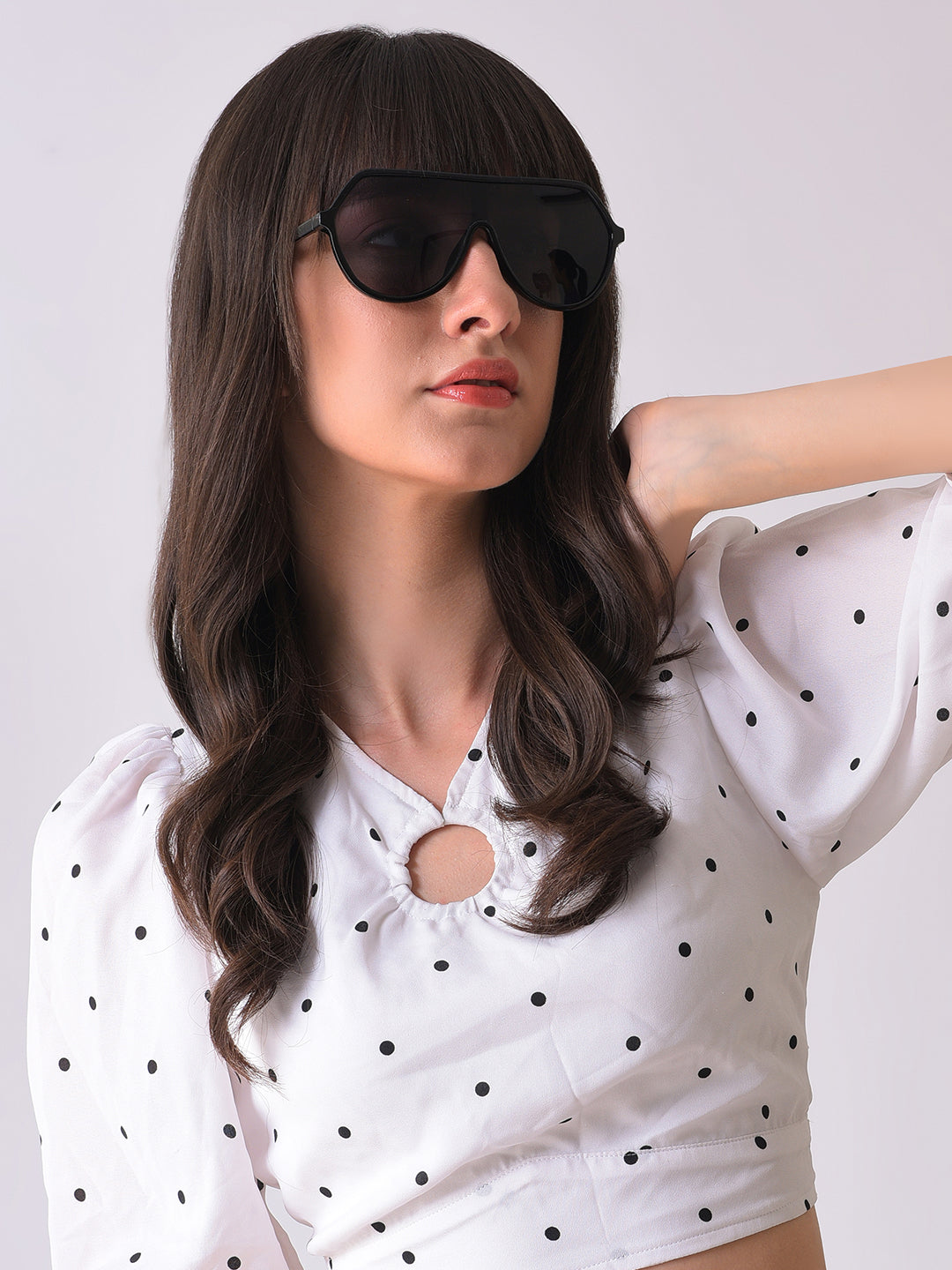Black Lens Black Oversized Sunglasses