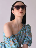 Purple Lens Purple Butterfly Sunglasses