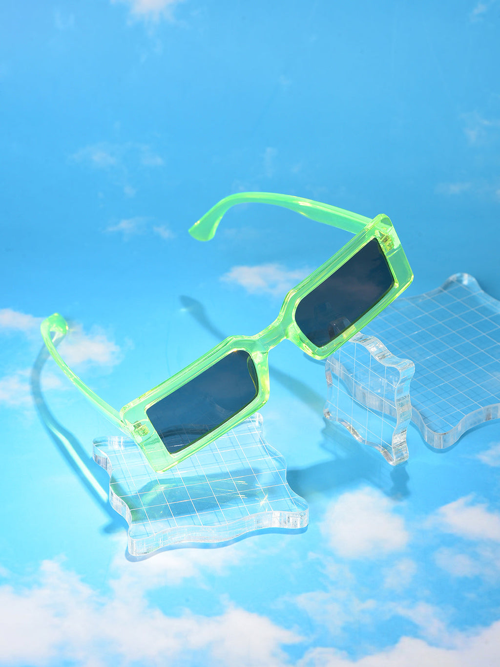 Black Lens Green Sports Sunglasses