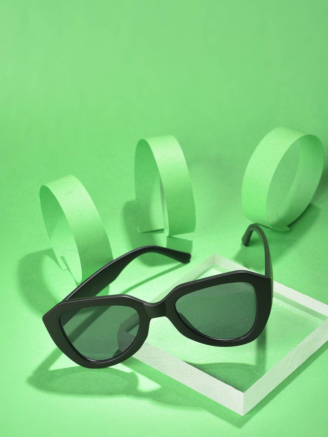 Black Lens Black Butterfly Sunglasses