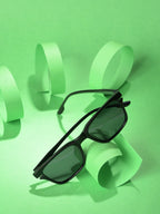 Black Lens Black Wayfarer Sunglasses