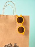 Orange Lens Orange Oval Sunglasses