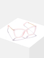 Clear Lens White Butterfly Sunglasses
