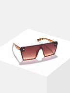 Brown Lens Brown Oversized Sunglasses