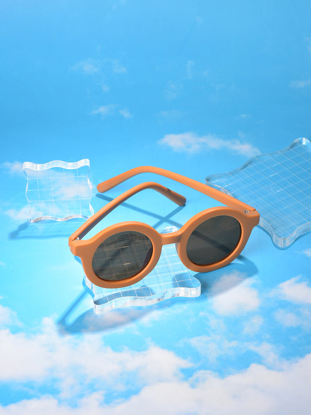 Brown Lens Brown Round Sunglasses