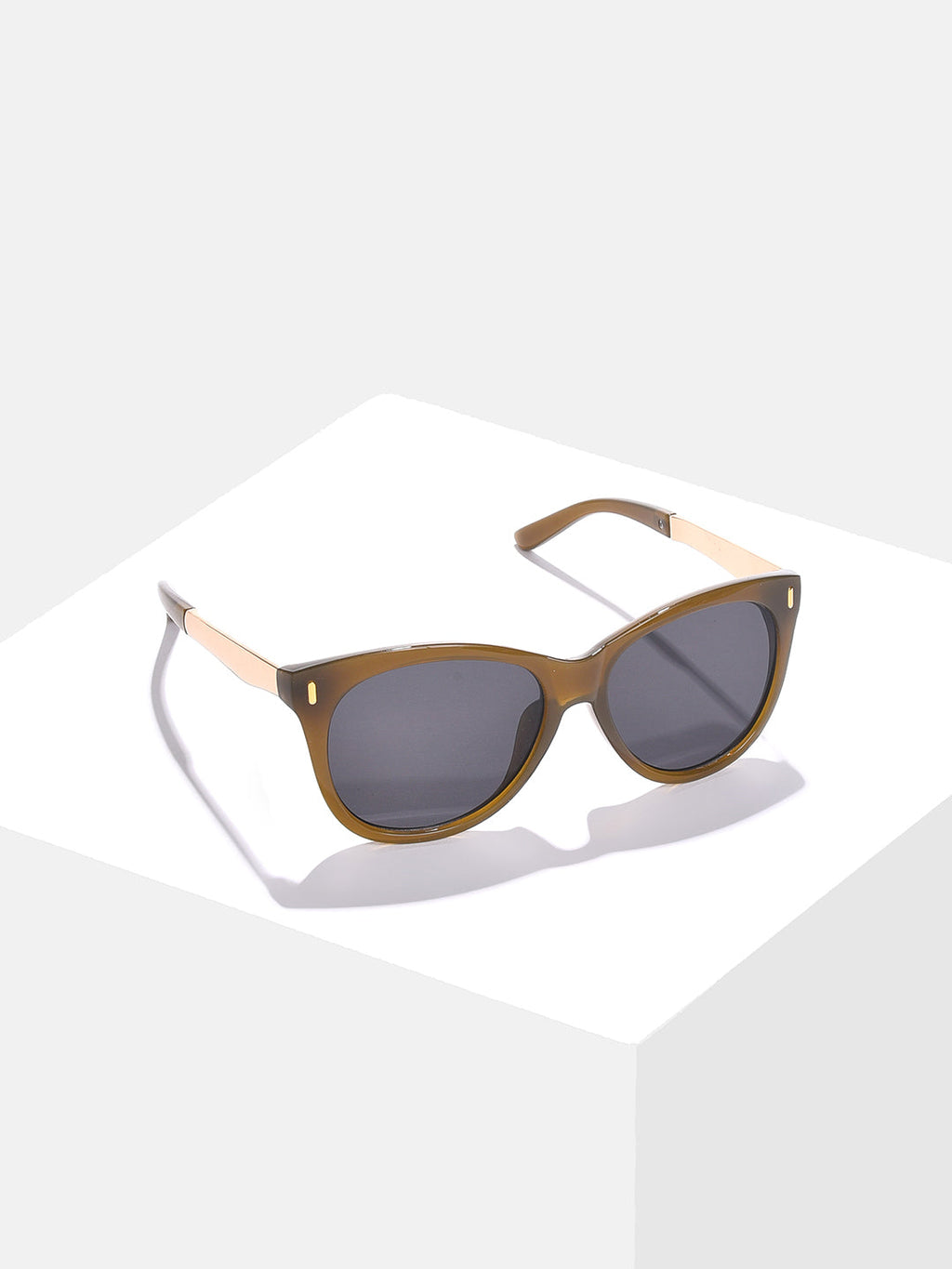 Black Lens Green Butterfly Sunglasses