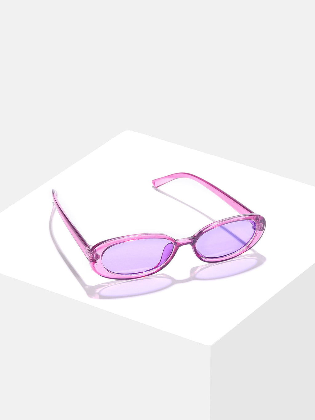 Haute Sauce Purple Lens Purple Oval Sunglasses