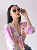 Black Lens White Wayfarer Sunglasses