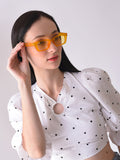 Yellow Lens Yellow Butterfly Sunglasses