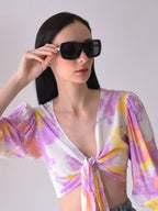Black Lens Black Oversized Sunglasses