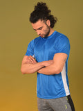 Campus Sutra Solid Active & Sports T-Shirt