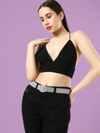 Silver Mesh Waist Belt