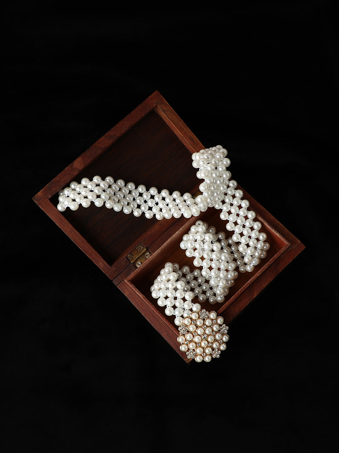 Solid Pearl Waist Belt