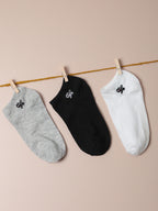 Set Of 3 Cute Snkle Length Socks