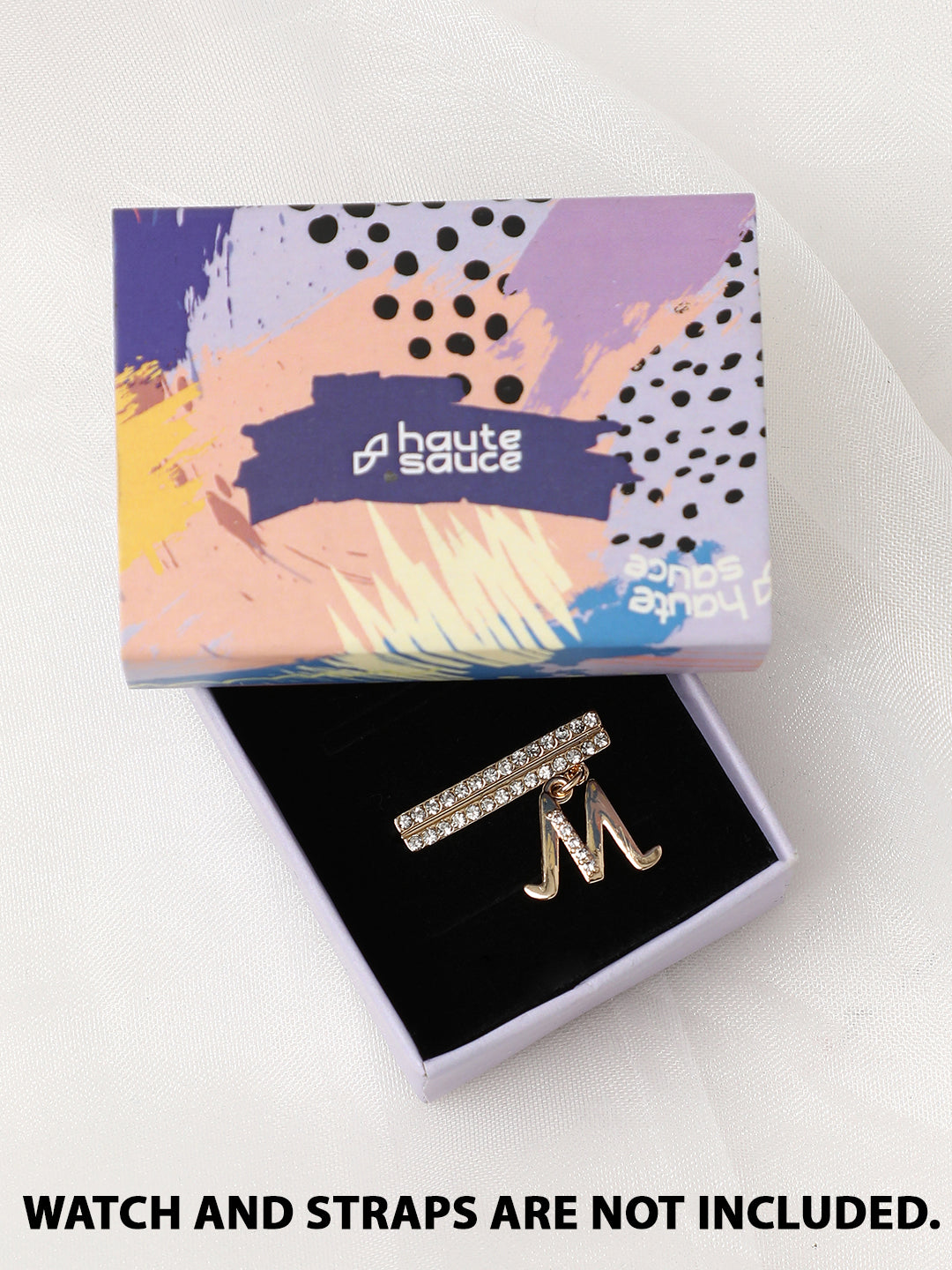 Haute Sauce Liberty Initial Watch Charm - M