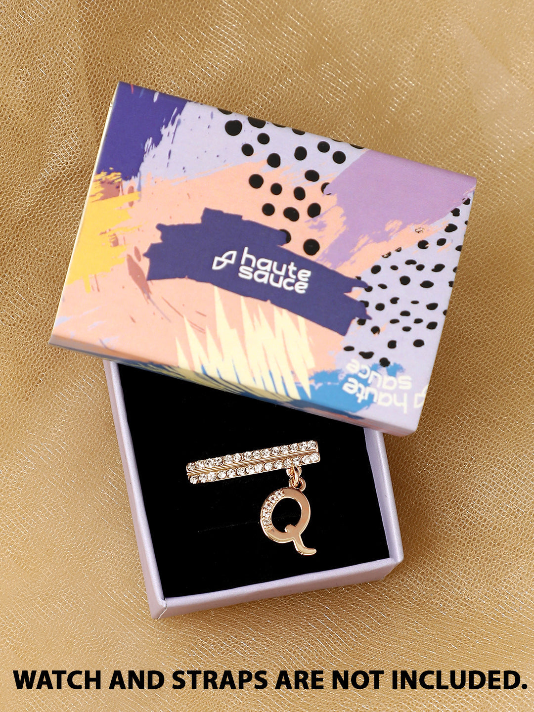 Liberty Initial Watch Charm - Q
