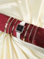 Haute Sauce Sophia White Watch Combo