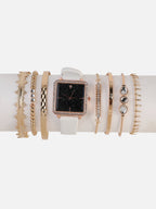 Haute Sauce Sophia White Watch Combo