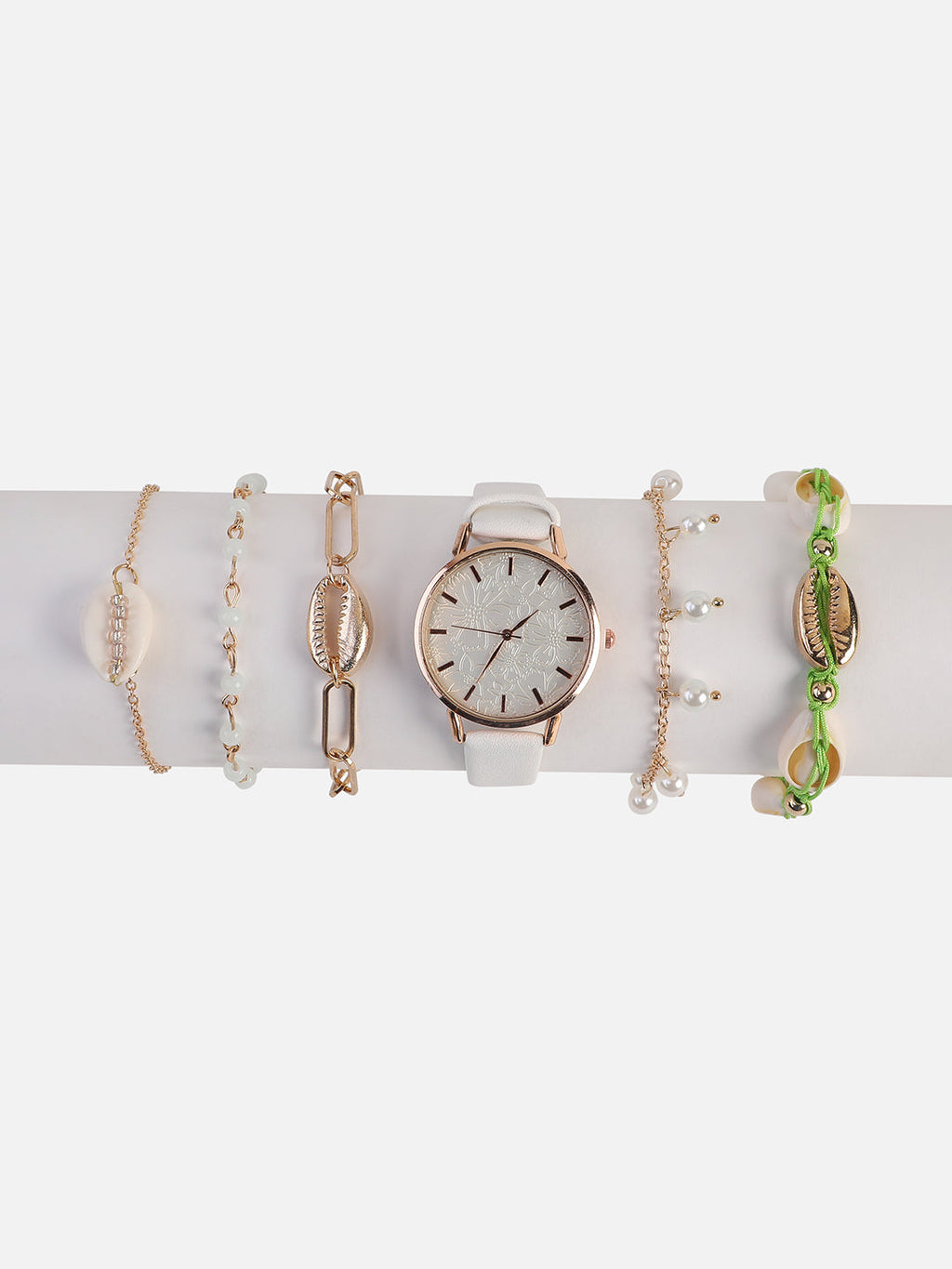 Haute Sauce Eleanor White Watch Combo