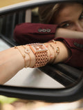 Kayra Rose Gold Watch Combo
