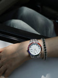 Aurora Silver Watch Combo