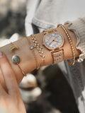 Bryn Rose Gold Watch Combo