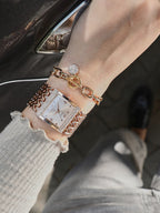 Kiara Rose Gold Watch Combo