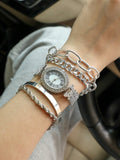 Alanna Silver Watch Combo