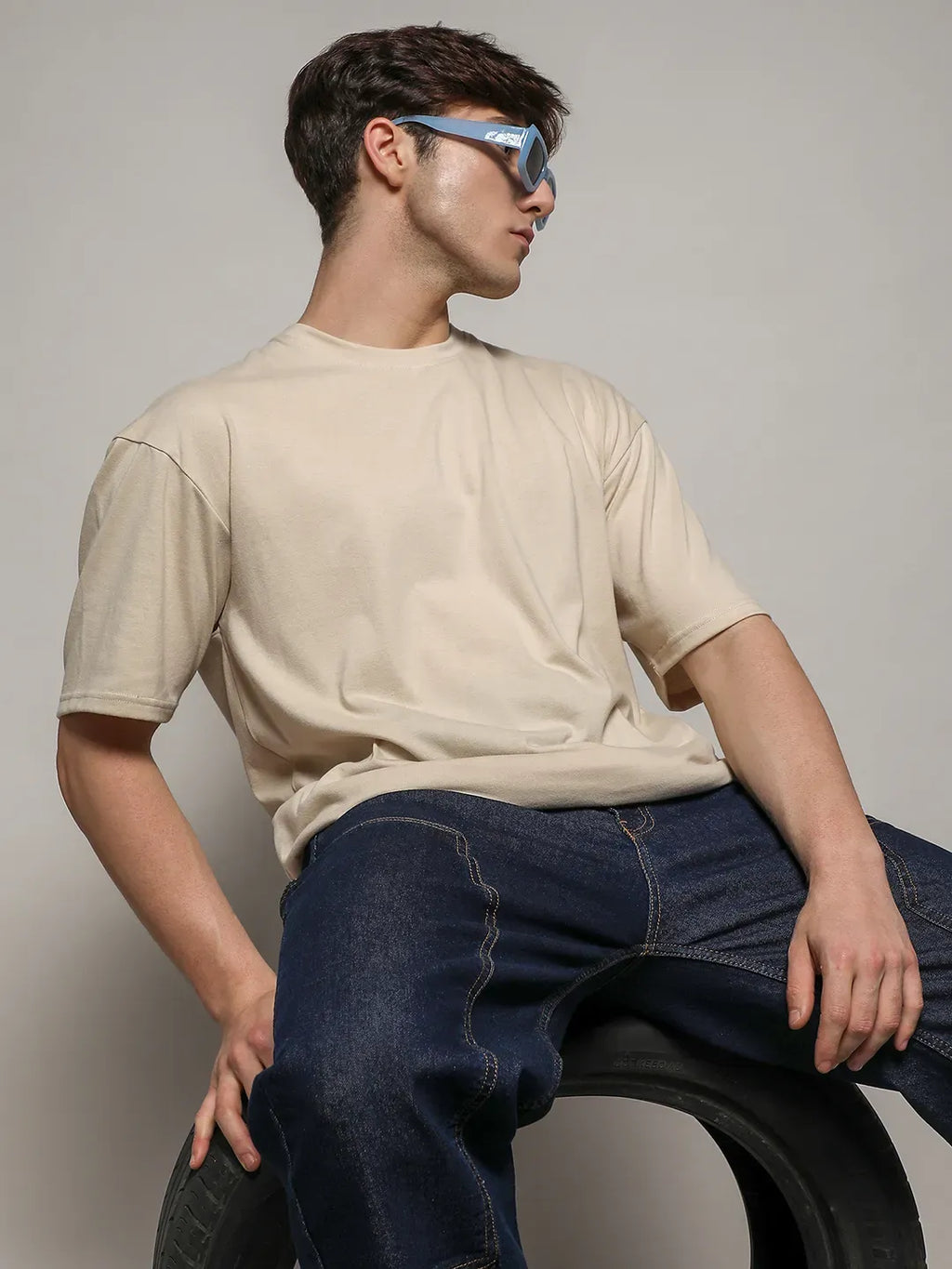 Campus Sutra Oversized Basic T-Shirt