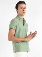 Campus Sutra Self-Design Horizontal Striped T-Shirt