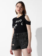 Our Journey Top With Cold Shoulders