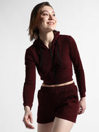 Solid Maroon Co-Ords Set