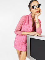 Single-Breasted Blazer Dress