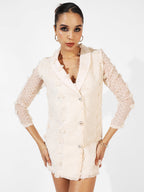 Single-Breasted Blazer Dress