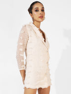 Single-Breasted Blazer Dress