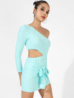 Solid Cutout Dress