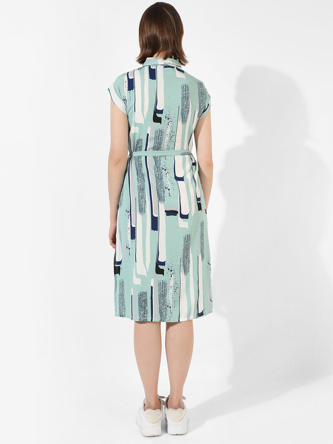 Green Printed Dress