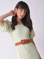 Tan Printed Belt