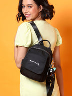On-The-Go Glamour Black Backpack