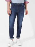 Campus Sutra Rolled Hem Denim Jeans