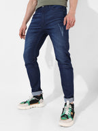 Campus Sutra Dark-Washed Denim Jeans