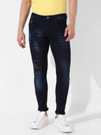 Campus Sutra Medium-Washed Denim Jeans