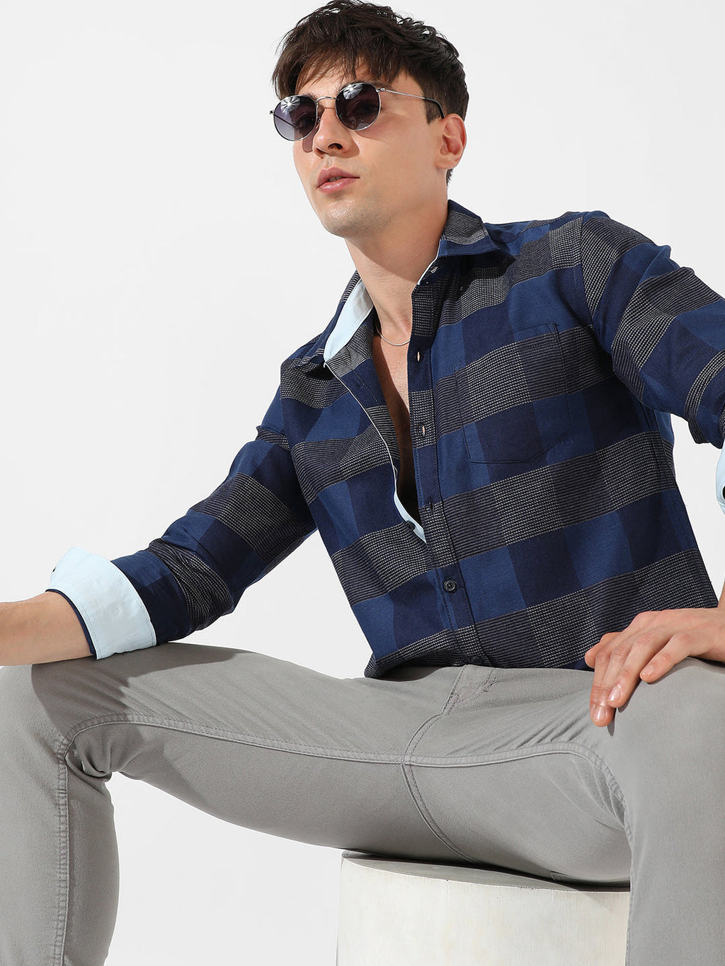 Campus Sutra Buffalo Checked Shirt