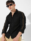 Campus Sutra Side Striped Shirt