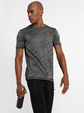 Campus Sutra Strokes Activewear T-Shirt