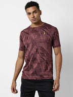 Campus Sutra Printed Activewear T-Shirt