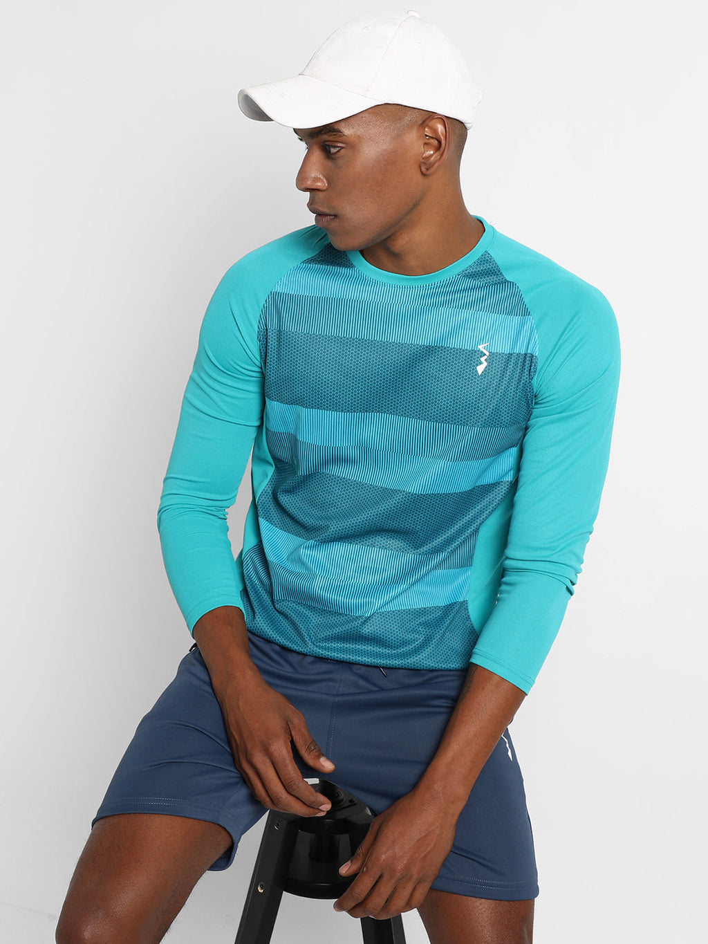 Campus Sutra Printed Activewear T-Shirt