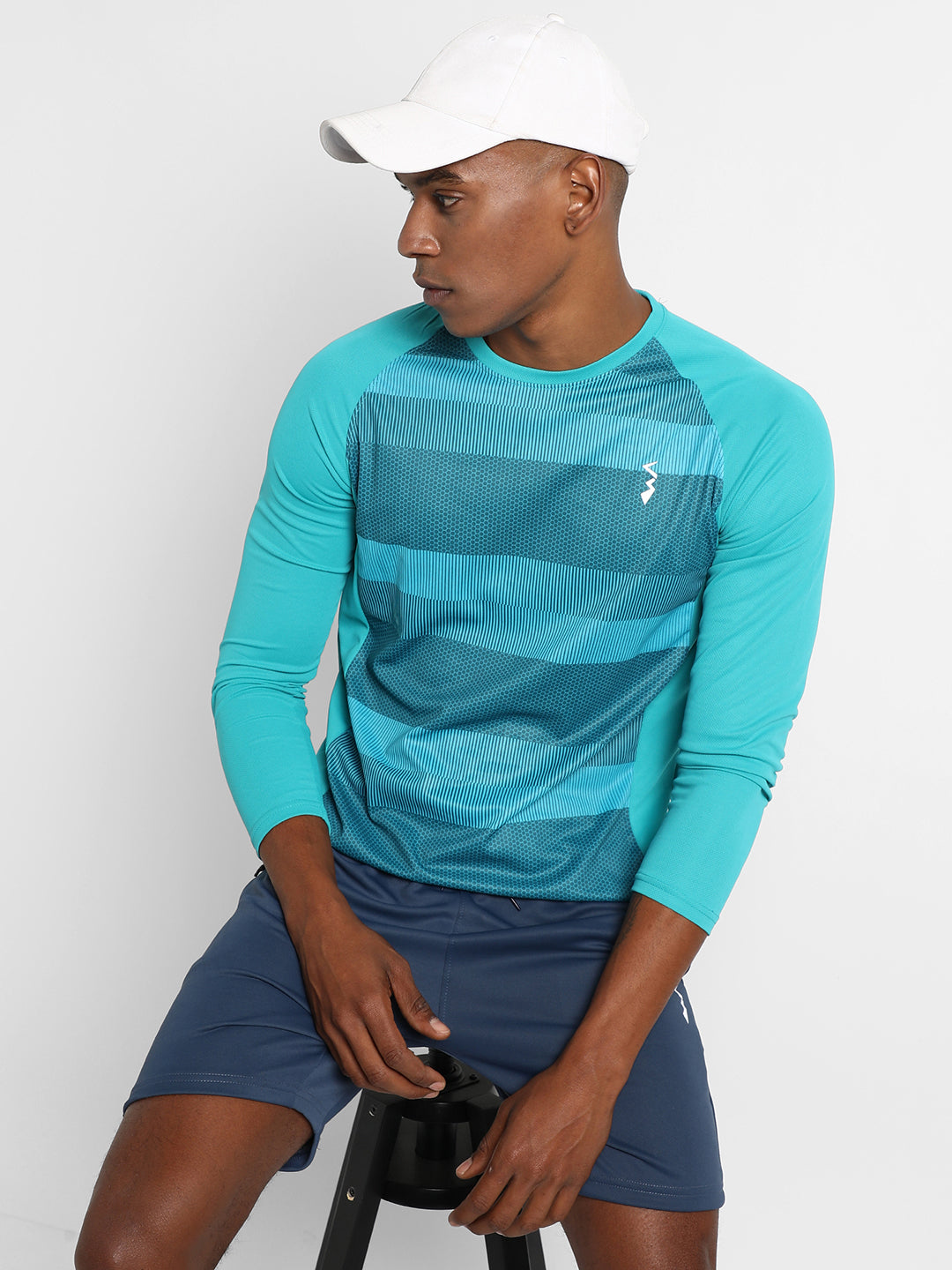 Campus Sutra Printed Activewear T-Shirt