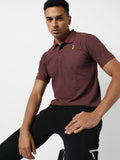 Campus Sutra Basic Activewear Polo T-Shirt